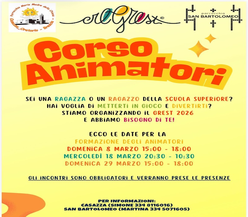 Corso Animatori